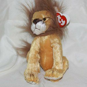Ty Attic Treasures Beanie KINGSTON Lion 7 inch